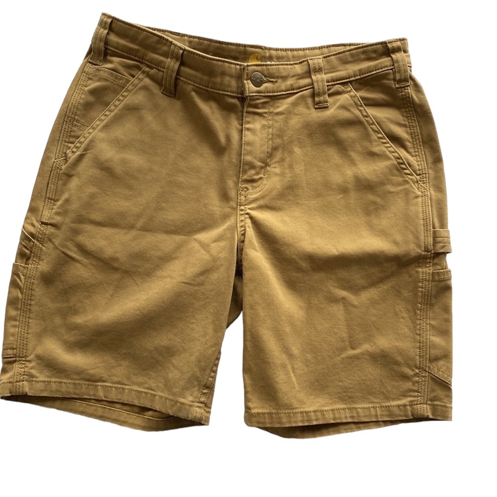NWOT Carhartt Mens Brown Cargo Shorts Size 4 Excellent Condition